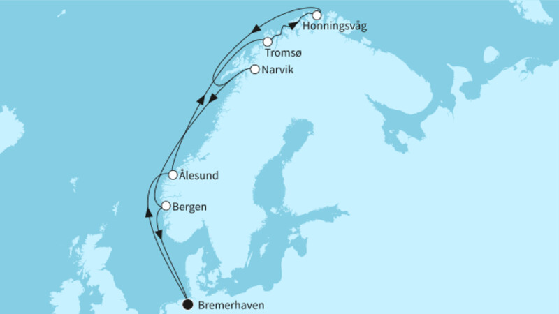 14 Nächte - Winterliches Norwegen - ab/bis Bremerhaven 14 Nächte - Winterliches Norwegen - ab/bis Bremerhaven