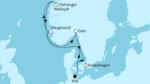8 Nächte - Norwegens Fjordwelten - ab/bis Kiel