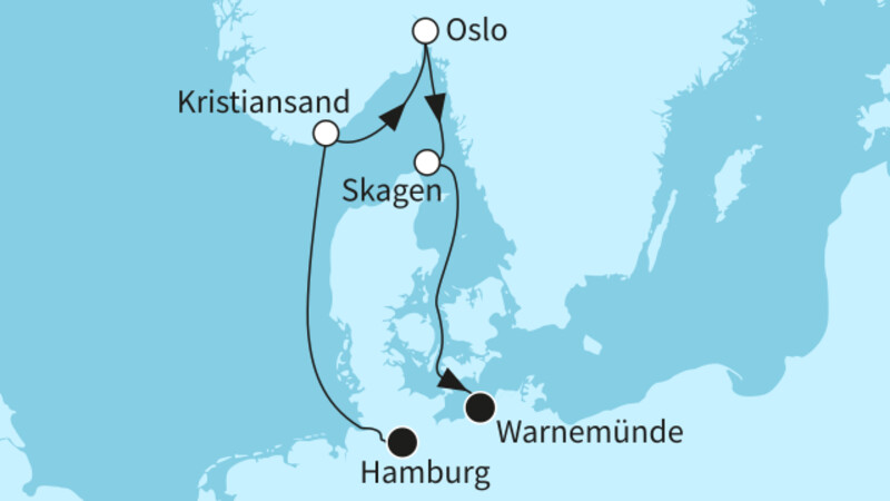 6 Nächte - Stippvisite ins Nordland - ab Hamburg/bis Warnemünde 6 Nächte - Stippvisite ins Nordland - ab Hamburg/bis Warnemünde