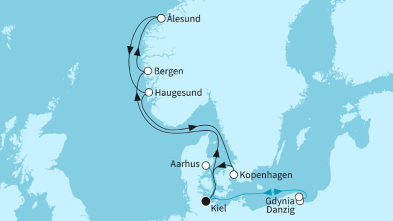 12 Nächte - Zauberhaftes Norwegen und Ostseeperlen - ab/bis Kiel 12 Nächte - Zauberhaftes Norwegen und Ostseeperlen - ab/bis Kiel
