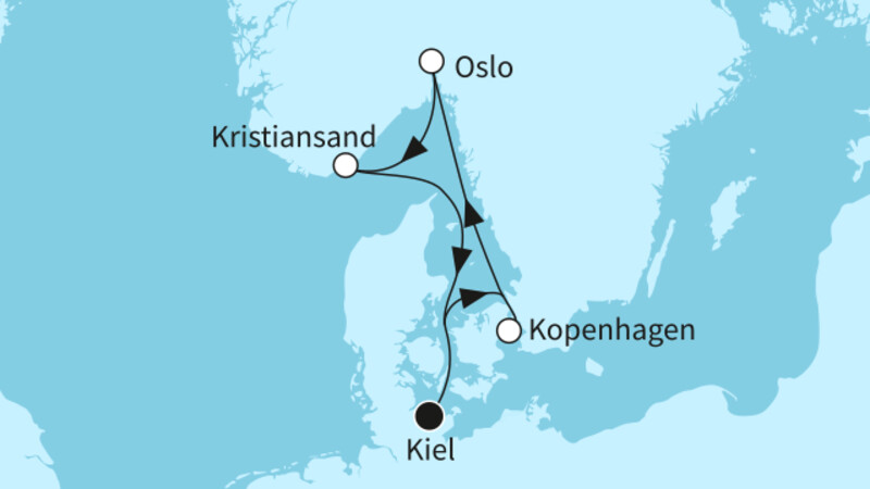 6 Nächte - Stippvisite ins Nordland - ab/bis Kiel 6 Nächte - Stippvisite ins Nordland - ab/bis Kiel