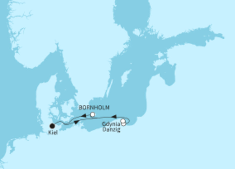 4 Nächte - Kurzreise Ostsee - ab/bis Kiel 4 Nächte - Kurzreise Ostsee - ab/bis Kiel