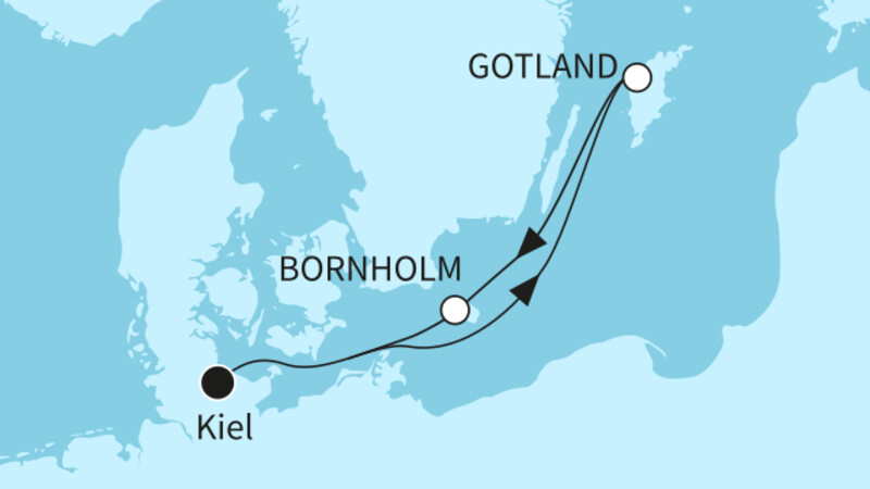 4 Nächte - Jeckliner 6 - ab/bis Kiel 4 Nächte - Jeckliner 6 - ab/bis Kiel