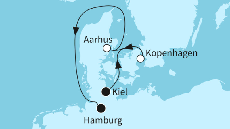 4 Nächte - Kurze Auszeit in Dänemark - ab Kiel/bis Hamburg 4 Nächte - Kurze Auszeit in Dänemark - ab Kiel/bis Hamburg
