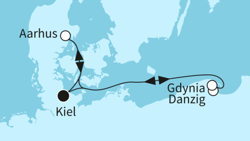 5 Nächte - Küstenträume der Ostsee & Aarhus entdecken - ab/bis Kiel 5 Nächte - Küstenträume der Ostsee & Aarhus entdecken - ab/bis Kiel