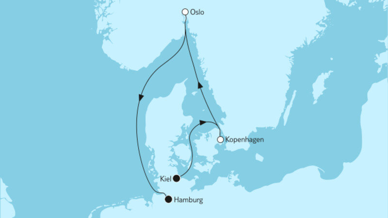 4 Nächte - Kurzreise Nordmetropolen - ab Kiel/bis Hamburg