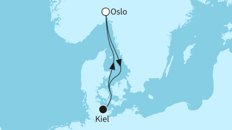 4 Nächte - Kurzreise Oslo - ab/bis Kiel 4 Nächte - Kurzreise Oslo - ab/bis Kiel