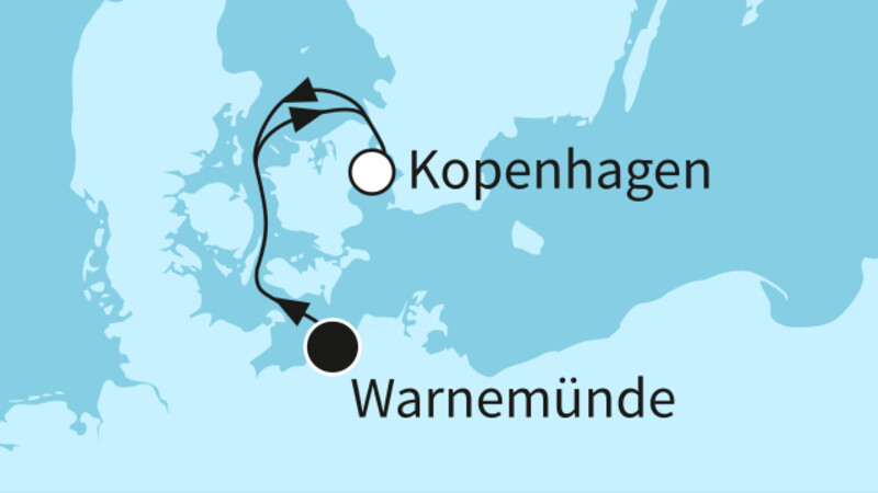 2 Nächte - Kopenhagen erleben: Feiern an Bord & Hygge an Land - ab/bis Warnemünde 2 Nächte - Kopenhagen erleben: Feiern an Bord & Hygge an Land - ab/bis Warnemünde
