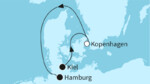 3 Nächte - Kurzreise Kopenhagen - ab Kiel/bis Hamburg 