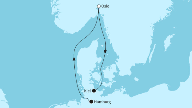 4 Nächte - Oslo entdecken: Entspannung im hohen Norden - ab Hamburg/bis Kiel 4 Nächte - Oslo entdecken: Entspannung im hohen Norden - ab Hamburg/bis Kiel