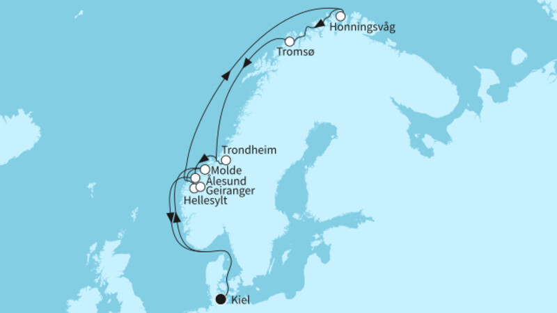 12 Nächte - Sommerzauber in Norwegen - ab/bis Kiel 12 Nächte - Sommerzauber in Norwegen - ab/bis Kiel
