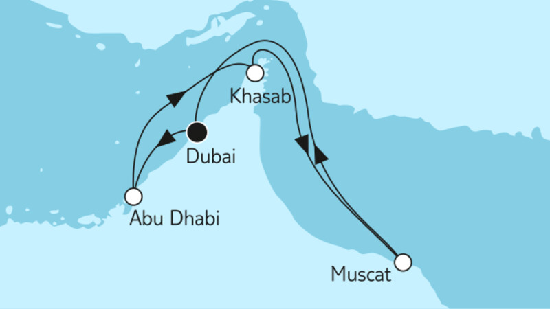 7 Nächte - Zauber des Orients - ab/bis Dubai