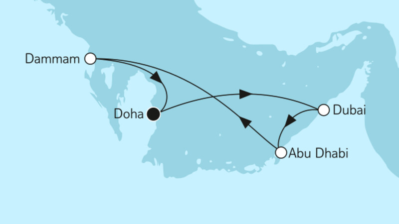 7 Nächte - Doha mit Abu Dhabi I