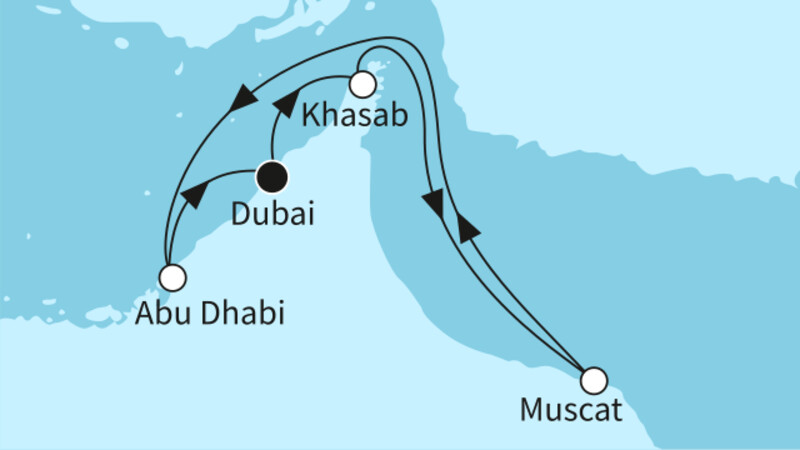 7 Nächte - Zauber des Orients - ab/bis Dubai