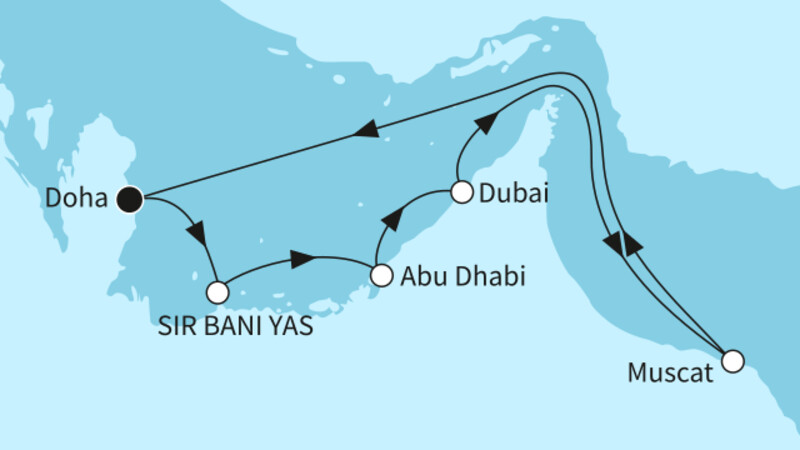 10 Nächte - Zauber des Orients - ab/bis Doha 10 Nächte - Zauber des Orients - ab/bis Doha