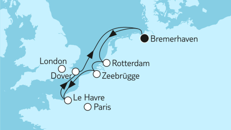 7 Nächte - Westeuropa mit Rotterdam