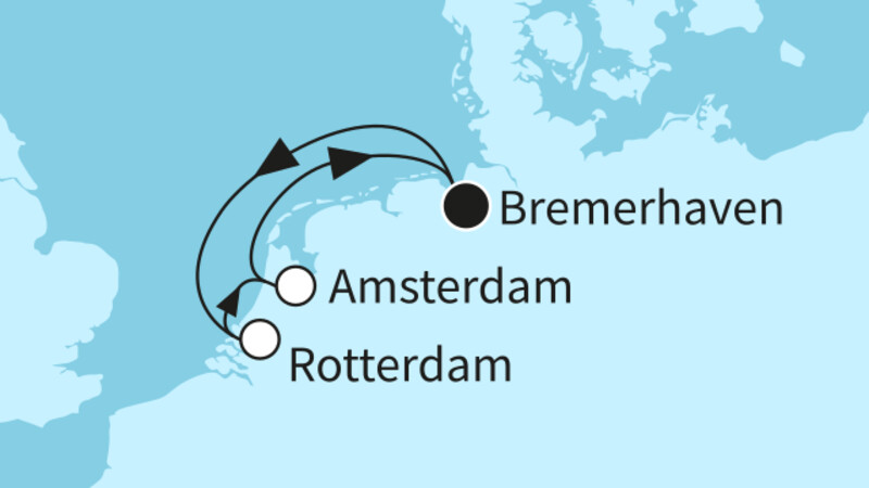5 Nächte - Kurzreise Hollands hübsche Hafenstädte - ab/bis Bremerhaven 5 Nächte - Kurzreise Hollands hübsche Hafenstädte - ab/bis Bremerhaven