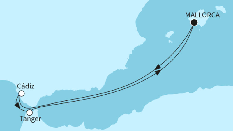 5 Nächte - David Garrett Cruise - ab/bis Palma 5 Nächte - David Garrett Cruise - ab/bis Palma