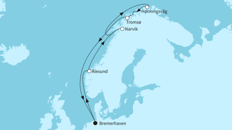 14 Nächte - Winterliches Norwegen - ab/bis Bremerhaven 14 Nächte - Winterliches Norwegen - ab/bis Bremerhaven