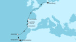 10 Nächte - Kanaren, Madeira und Europas Westküste - ab Las Palmas/ bis Hamburg